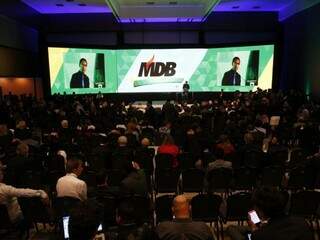 PMDB oficializou mudança para MDB nesta manhã. (Fotos: Igo Estrela/PMDB Nacional)