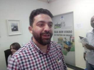 Ulisses Rocha, presidente municipal do MDB em Campo Grande (Foto: Leonardo Rocha)