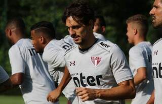 Zagueiro Rodrigo Caio foi relacionado para a partida de logo mais (Foto: Rubens Chiri/saopaulofc.net)