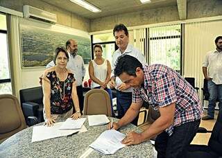 Parceria foi firmada entre o governo do Estado e produtor rural de Campo Grande (Foto: Divulgação)