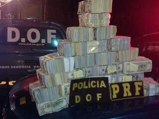 Dólares apreendidos com casal também podem ser usados para construção de Delegacia da Polícia Federal em Ponta Porã (Foto: Divulgação)