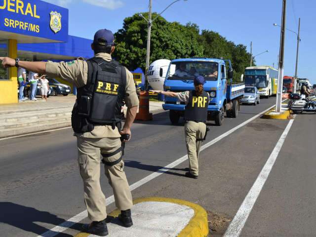  Em tr&ecirc;s dias, PRF registra 38 acidentes nas rodovias federais de MS 