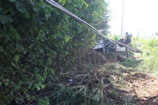 Homem se envolveu em acidente ao tentar fugir de barreira da PRF