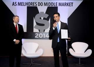 Presidente da concessionária de água recebeu a premiação em São Paulo. (Foto: Divulgação)