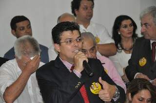 Gilmar Olarte disputa há quase seis meses o comando do PP no Estado com Alcides Bernal (Foto: Marcelo Calazans)