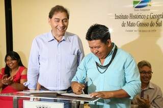 Adierson Venâncio assumiu a coordenadoria de Assuntos Indígenas. (Foto: Fernando Antunes)