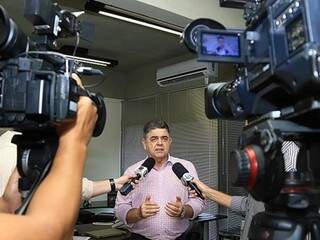 Secretário Márcio Monteiro apresentou balanço parcial do Refis em coletiva de imprensa (Foto: Divulgação/Governo)