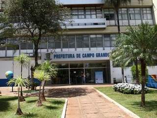 Fachada da Prefeitura Municipal de Campo Grande (Foto: arquivo/Campo Grande News)