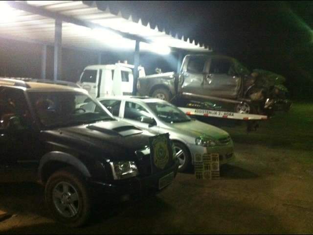  Quadrilha &eacute; presa quando levava carros roubados no DF para Bol&iacute;via