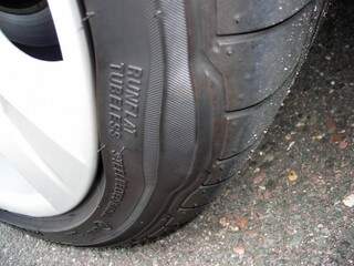 Bolhas em pneus podem causar acidentes no trânsito