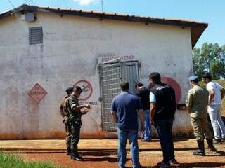 Um dos locais vistoriados pelos agentes (Foto:  Exército Brasileiro/Divulgação)