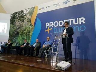 Ministro do Turismo, Vinicius Lummertz, participa de evento do Prodetur + Turismo (Anahi Gurgel)