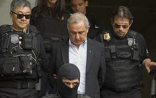 Empresário José Carlos Bumlai ao ser preso pela Polícia Federal (Foto:Arquivo)