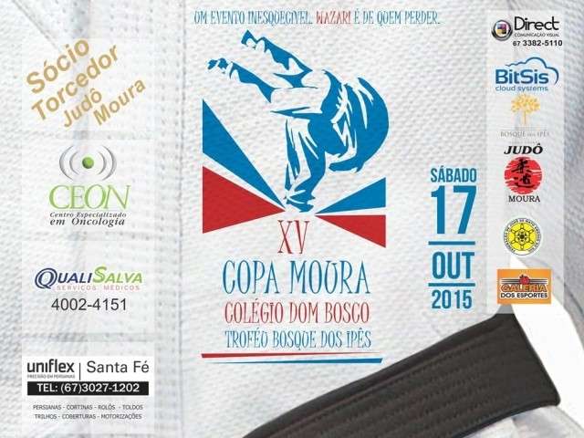Lutas da Copa Moura/Dom Bosco de Jud&ocirc; come&ccedil;am dia 17 