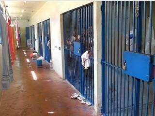 Carceragem do DP de Carrapó, agora sob responsabilidade da Agepen e não mais a Polícia Civil (Foto: Divulgação)