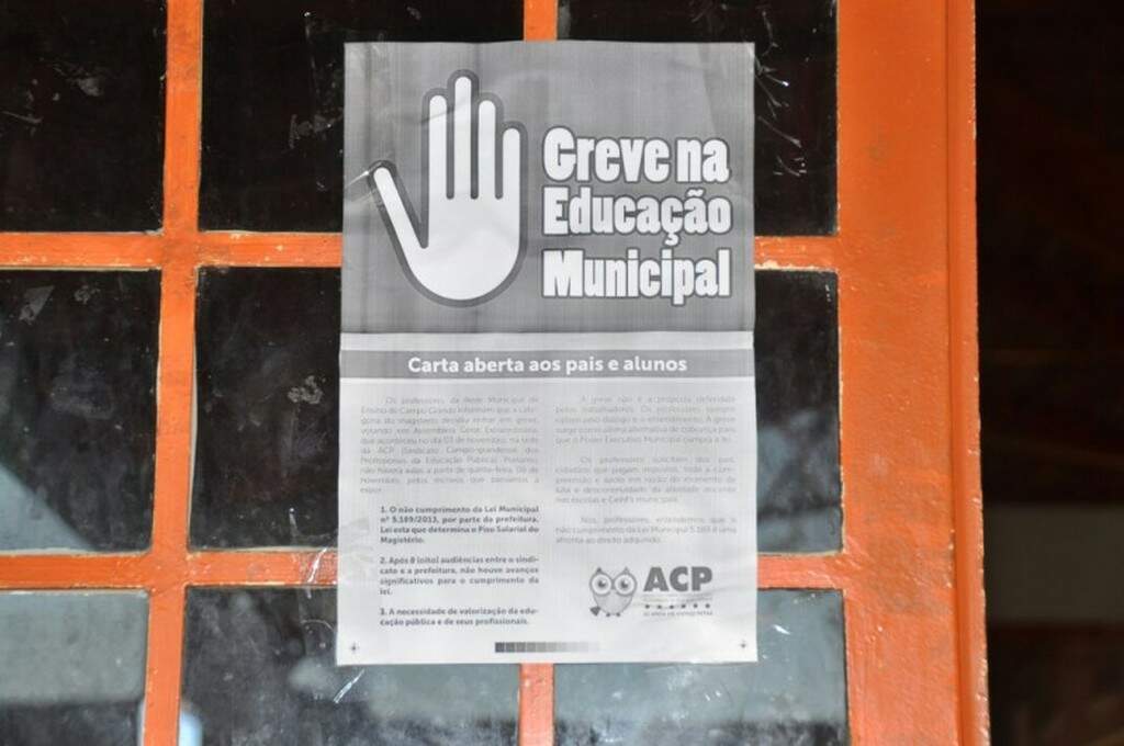 Greve Fecha Escolas E Professores Decidem Hoje Continuidade Capital Campo Grande News 