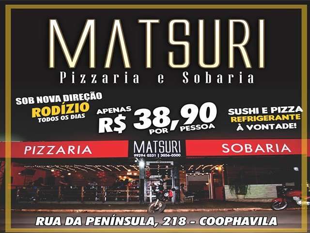 Sob nova direção, rodízio tem pizza, sushi e refri a partir de R$ 31,90