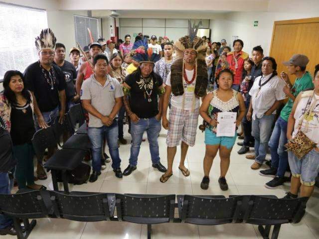 &Iacute;ndios ocupam pr&eacute;dio na Capital ap&oacute;s troca de diretor em Distrito Sanit&aacute;rio