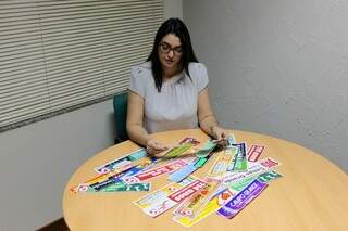 Danielle relembrando a trajetória de sucesso da campanha - Foto Divulgação