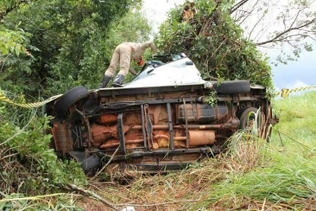 PM aposentado morre em acidente na rodovia MS-473 em Nova Andradina