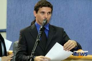 Vereador Eduardo Romero, relator do orçamento (Foto:Arquivo)