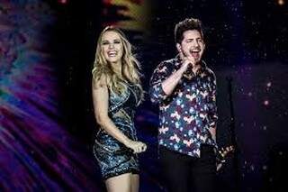 Thaeme e Thiago se apresentam em tradicional evento de pesca de MS