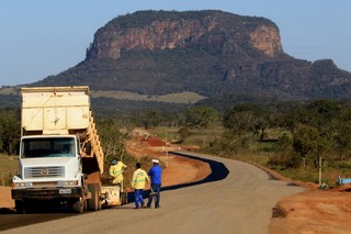 As obras estão em duas frentes, ligando uma das regiões mais belas de Mato Grosso do Sul. (Foto: Arquivo). 