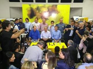 Governador Reinaldo Azambuja (PSDB) terá maior coligação para tentar a reeleição (Foto: Fernando Antunes)