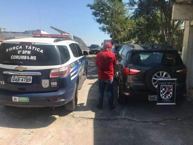 PM prende integrante de quadrilha que vende carros de locadoras na Bol&iacute;via