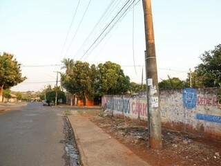 A via hoje se chama Amaro Costa Lima. (Foto: Paulo Francis)