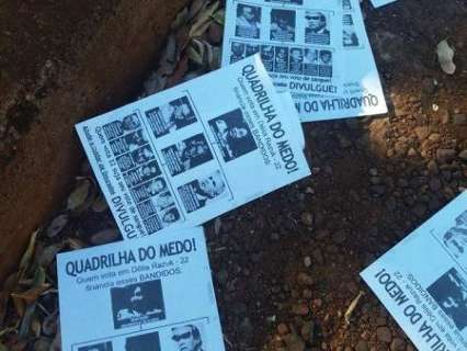 Panfleto apócrifo liga Délia a petistas e chama grupo de “quadrilha do medo”