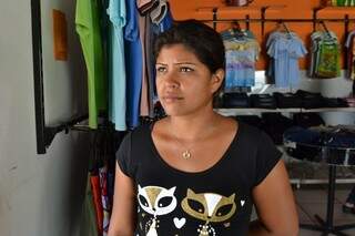 Miriam relatou que os moradores do Nova Lima vão até o shopping pois ele ainda é novidade para eles (Foto: Simão Nogueira)