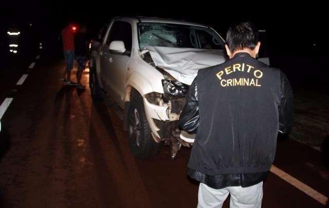 Ciclista de 43 anos morre atropelado por caminhonete na BR-163