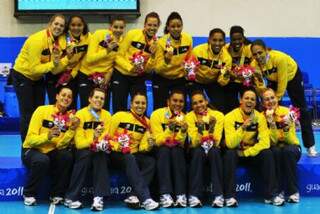 Seleção de Handebol conquistou o quarto título consecutivo(Foto: Wagner Carmo/Inovafoto/Cob)