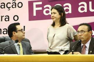 Luiza Ribeiro disse se sentir constrangida com o vazamento do depoimento ao MPE, mas não quis prejudicar ninguém (Foto: Marcos Ermínio)