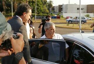 João Amorim deixou a sede do MPE sem comentar sobre as investigações. (Foto: Gerson Walber)