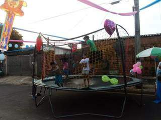 As crianças vão se divertir no pula-pula(Foto: Arquivo pessoal)