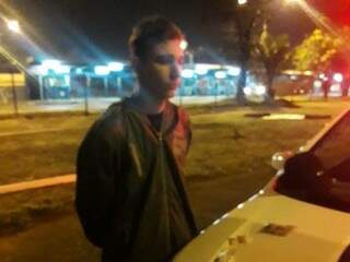 Gabriel foi preso no centro de Campo Grande (Foto: Divulgação Guarda Municipal)