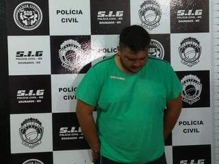 Borracheiro Wagner Oliveira Ariotti foi preso hoje em Dourados (Foto: Adilson Domingos)