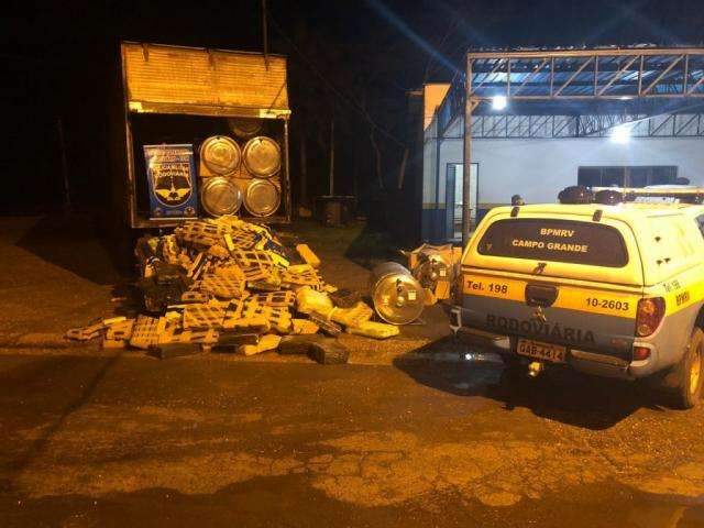 Motorista &eacute; preso com 1,6 tonelada de maconha em caminh&atilde;o na MS-276