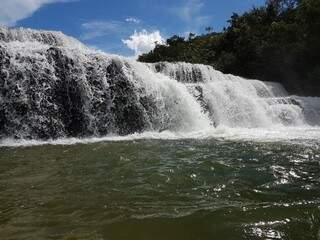 Quedas d&#039;água são atrativos naturais de Rio Verde de Mato Grosso, que completa 64 anos neste sábado (16). (Foto: Gilson Rocha)