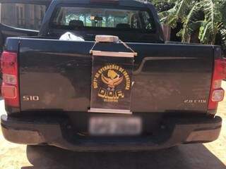 DOF apreende S10 com 202kg de maconha na MS-264 rumo &agrave; Bahia 