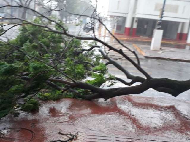 Em alerta de tempestade, duas cidades ficam sem energia ap&oacute;s chuva