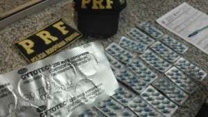Casal &eacute; preso com medicamentos abortivos e &quot;rebite&quot; na BR-163
