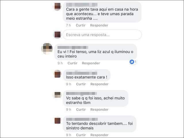 O que ser&aacute;? Clar&atilde;o no c&eacute;u enche campo-grandense de perguntas