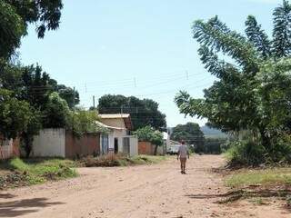 Rua ainda sem asfalto na região norte de Campo Grande. (Foto: Divulgação/PMCG).