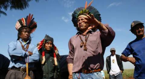  Índios invadem fazenda próximo ao Anel Viário em Dourados