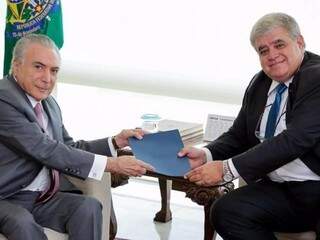 Marun junto do presidente Temer (Foto: Planalto/Arquivo)