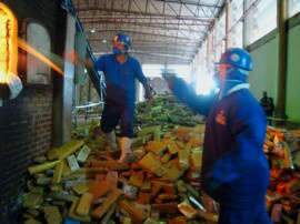  Na Semana Nacional Antidrogas, mais de 20 t de entorpecentes s&atilde;o incinerados