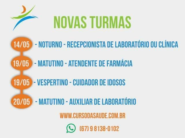 Curso da Saúde forma profissionais para o mercado em apenas 3 meses